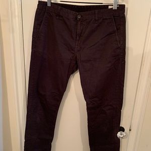 Rag & Bone Sz 36x34 charcoal chino Fit 2 slim cut